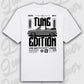 Golf 1 Cabrio Oversized T-Shirt Weiss Rueckansicht