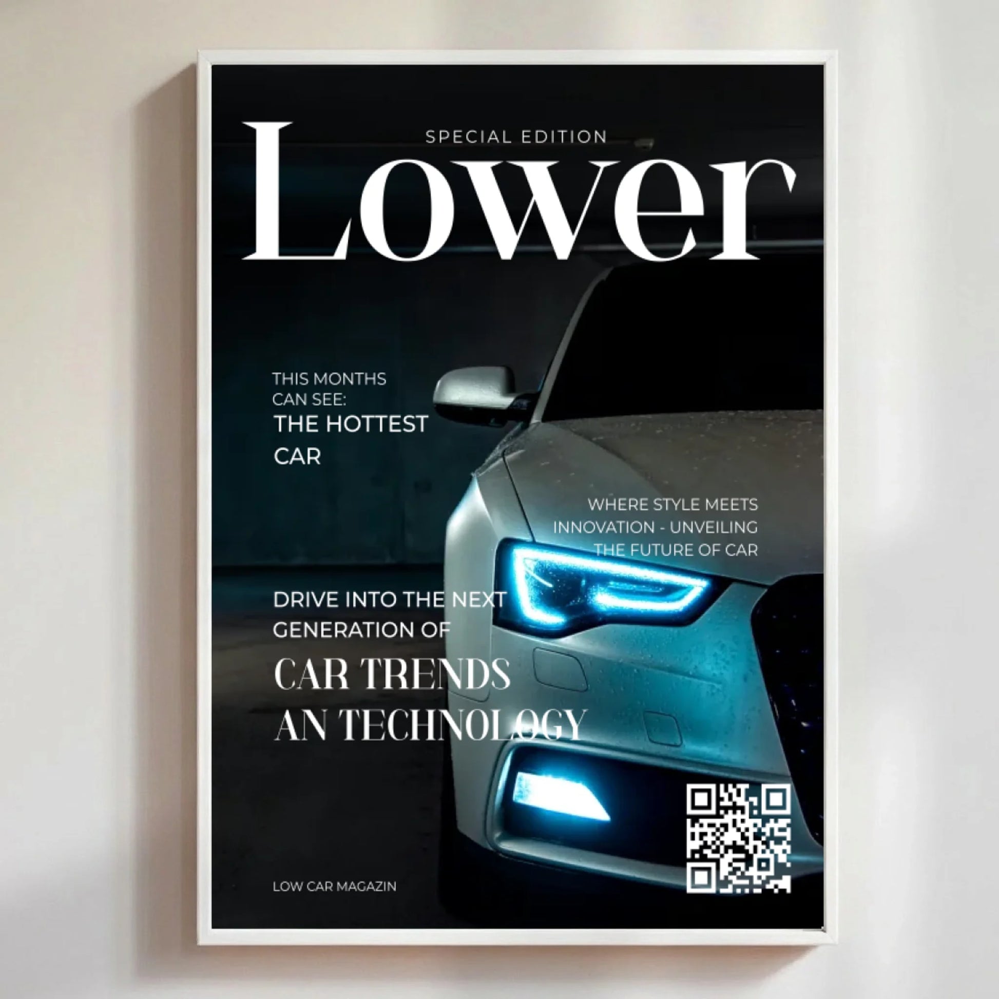 Cover Magazin Poster Designbeispiel für dein Fahrzeug