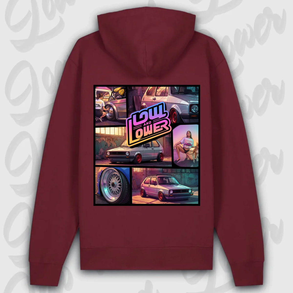 Mission Complete Hoodie Variante mit Auto-Motiv