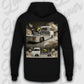 Mockup Stand hoodie teeinblue -      