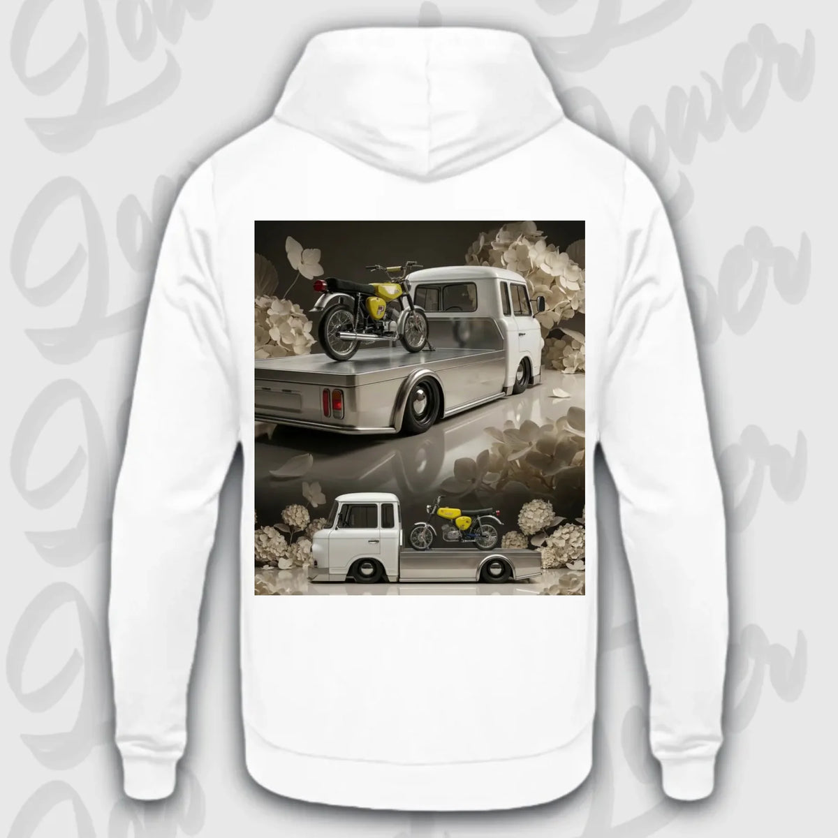 Mockup Stand hoodie teeinblue - Shirt stand 2