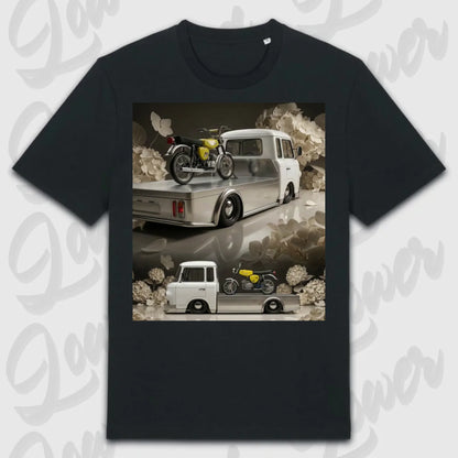 T-Shirt Tuning Cars, Personalisiert Schwarz, VW, BMW, Audi, Mercedes, Autos
