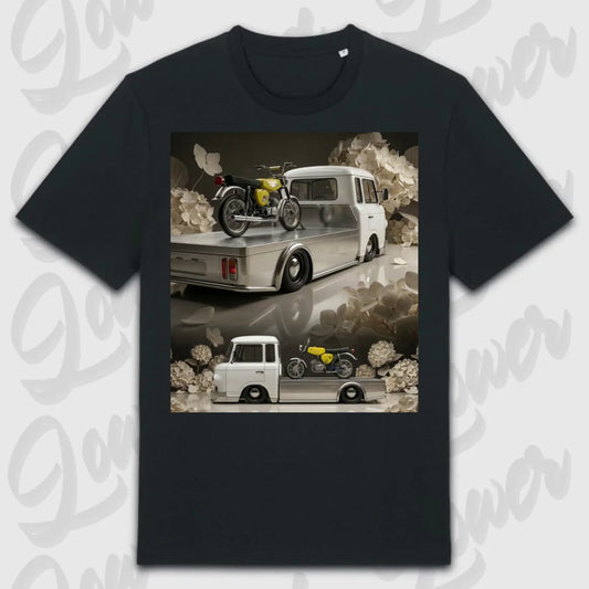 T-Shirt Tuning Cars, Personalisiert Schwarz, VW, BMW, Audi, Mercedes, Autos