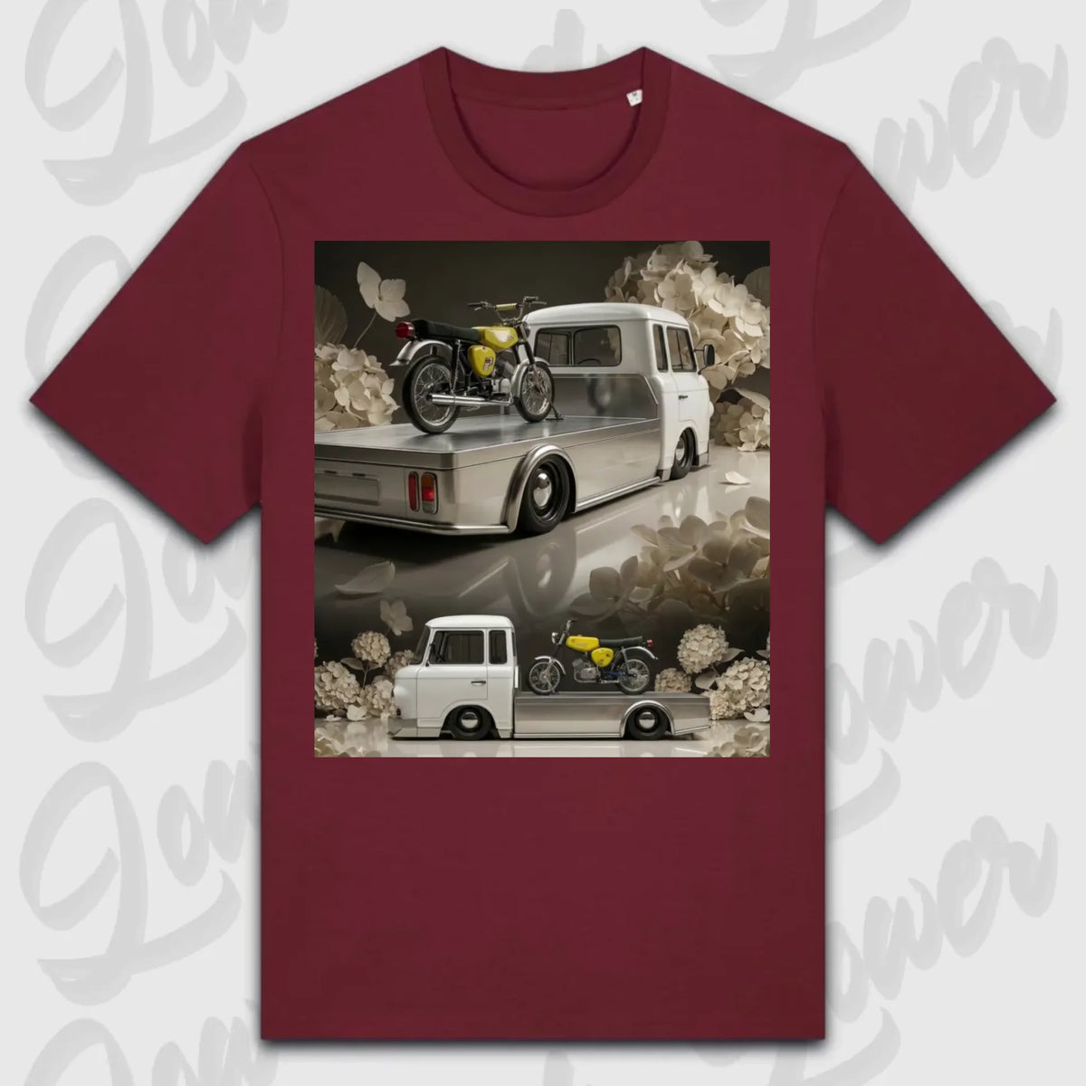 T-Shirt Tuning Cars, Personalisiert Rot, VW, BMW, Audi, Mercedes, Autos