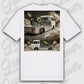 T-Shirt Tuning Cars, Personalisiert weiß Rückseite, VW, B
