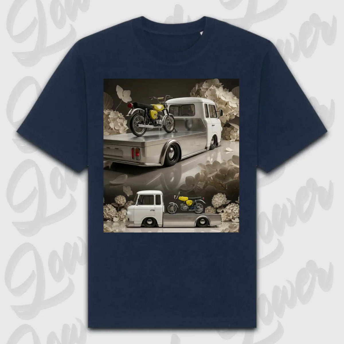T-Shirt Personalisiert blau, VW, BMW, Mercedes, Audi