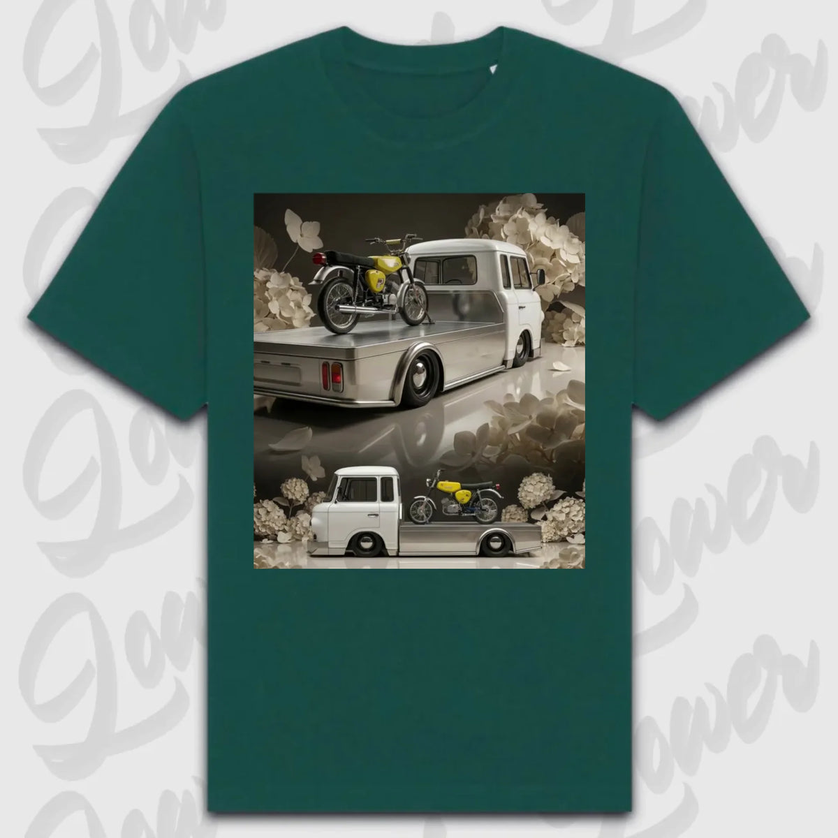 T-Shirt Personalisiert grün, VW, BMW, Mercedes, Audi