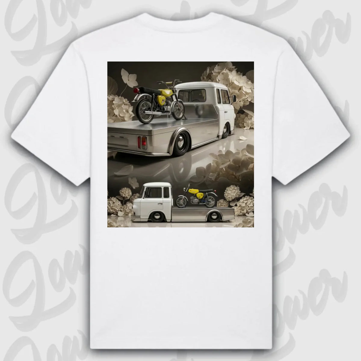 T-Shirt Personalisiert weiß, VW, BMW, Mercedes, Audi