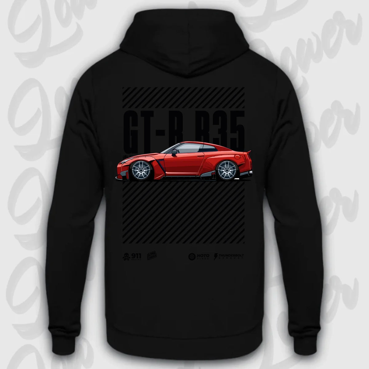 Mockup Stand hoodie teeinblue -      