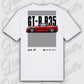 T-Shirt Tuning Cars, Personalisiert weiß Rückseite, VW, B