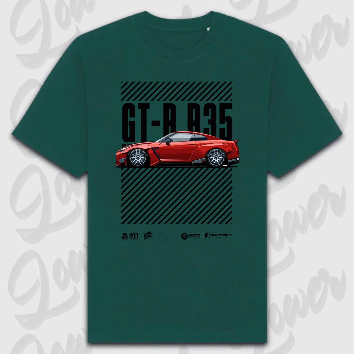 T-Shirt Personalisiert grün, VW, BMW, Mercedes, Audi