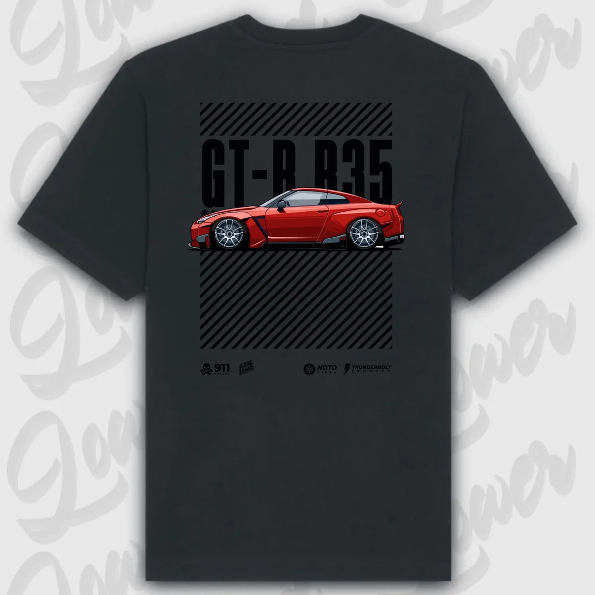 T-Shirt Personalisiert Schwarz, VW, BMW, Mercedes, Audi
