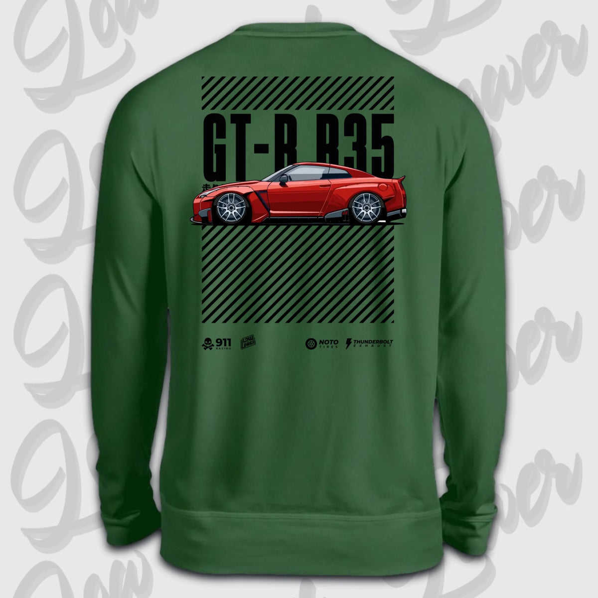 Sweater back grün