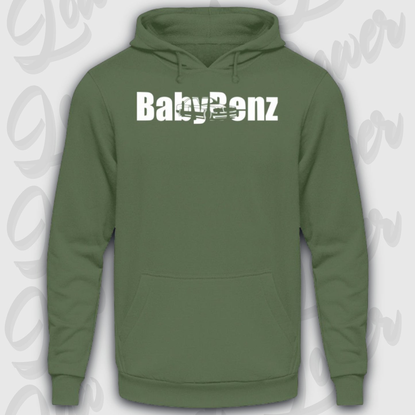 Standard Hoodie, BabyBenz Earthy Green