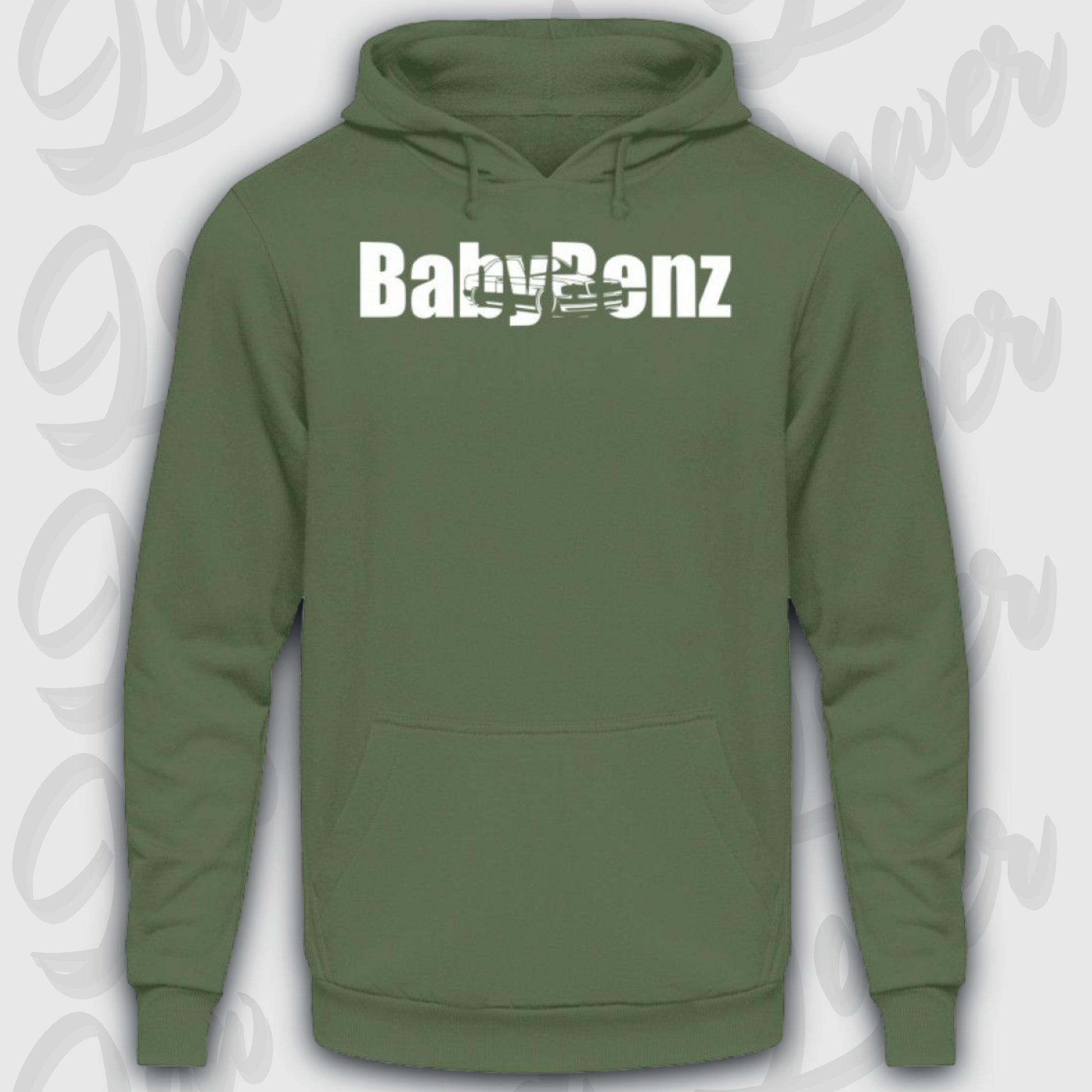 Standard Hoodie, BabyBenz Earthy Green