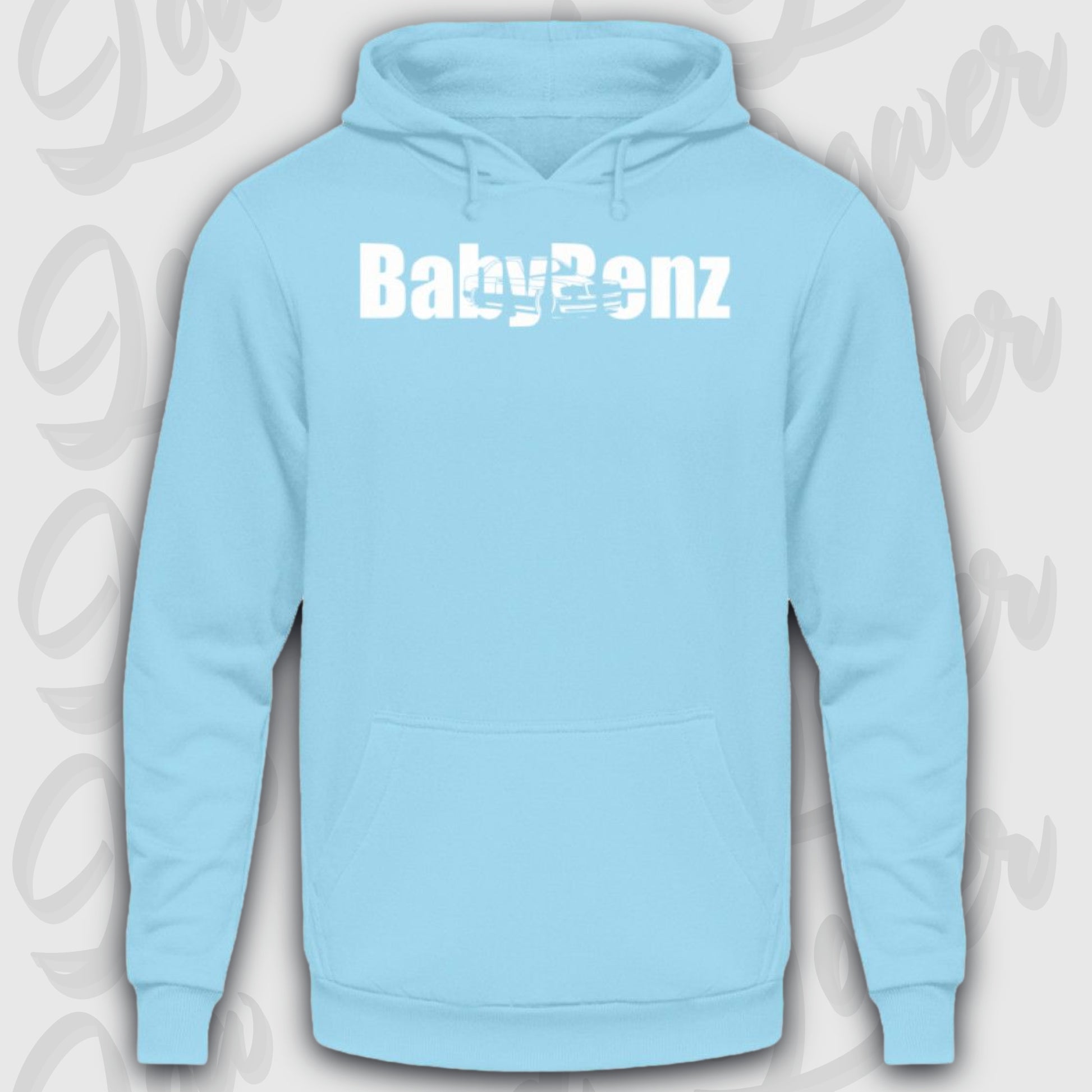 Standard Hoodie, BabyBenz Sky Blue
