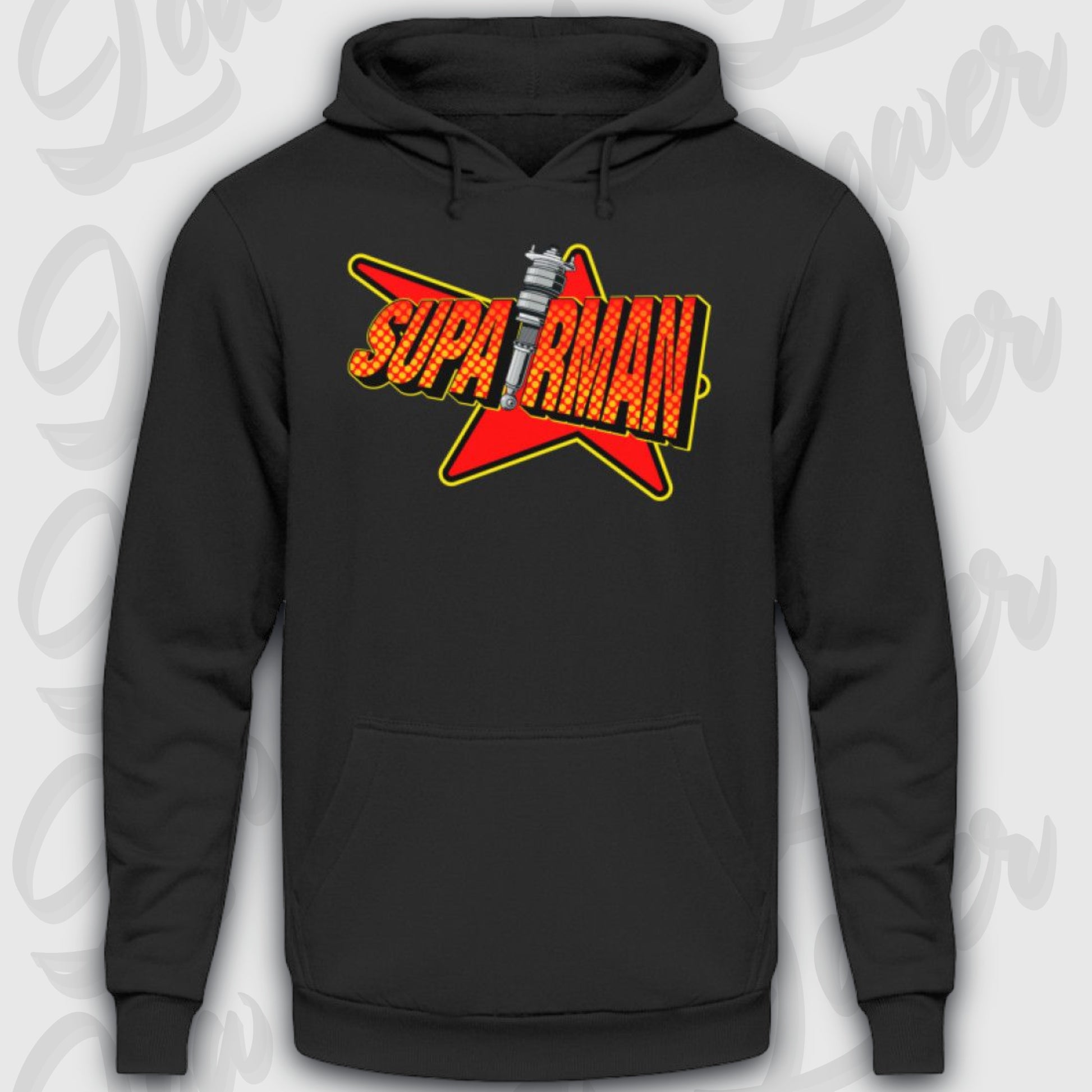 Standard Hoodie, SupAIRman Tuning Deep Black
