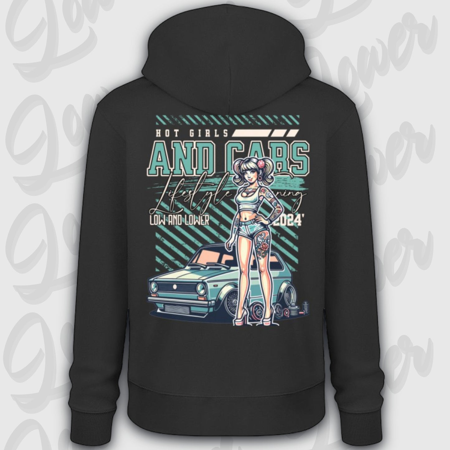 Premium Hoodie, Hot Girls and Cars