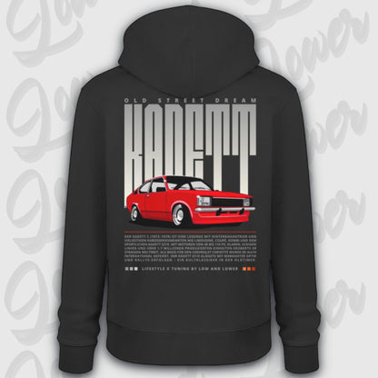 Premium Hoodie, Low Kadett Black