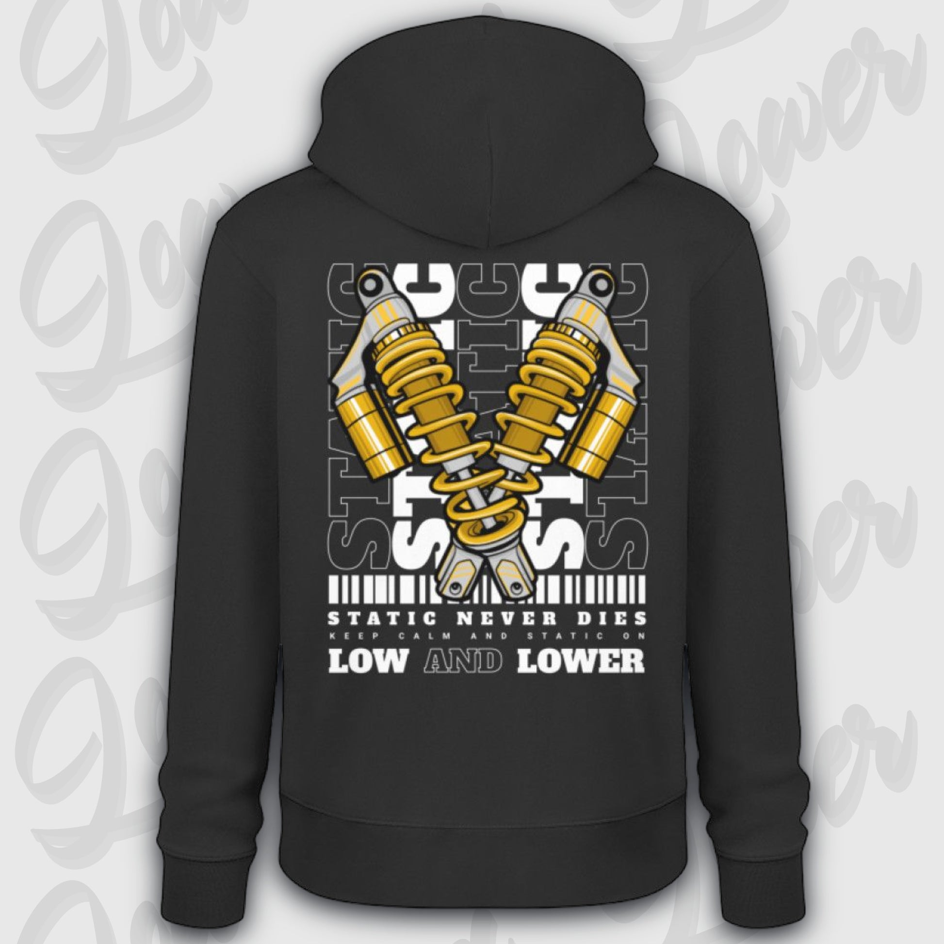 Premium Hoodie, Low Static Black