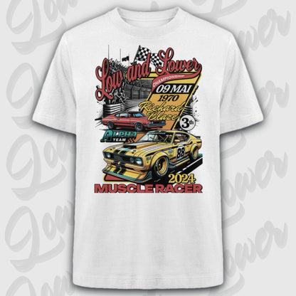Oversized Trend T-Shirt, Muscle Race