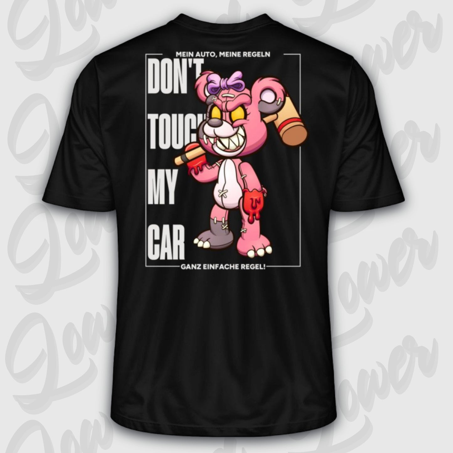 Standard T-SHirt, Monster Lady Black