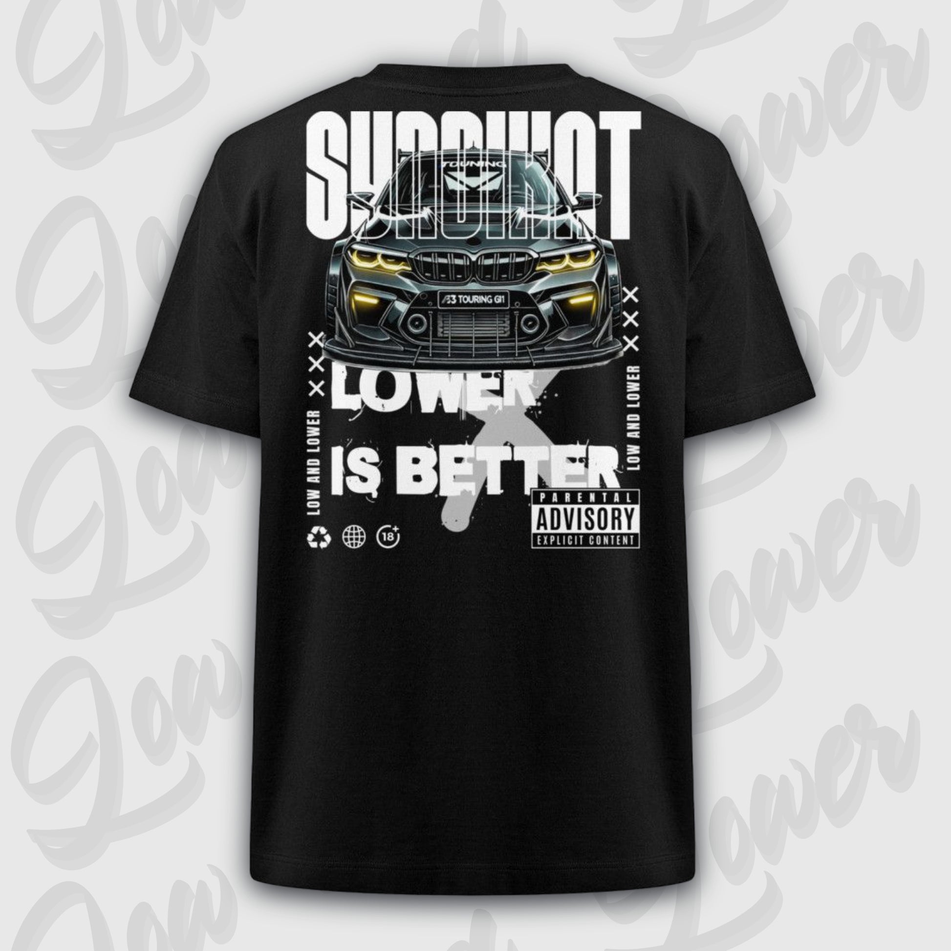 Oversized Trend T-Shirt, Syndikat 21 Black