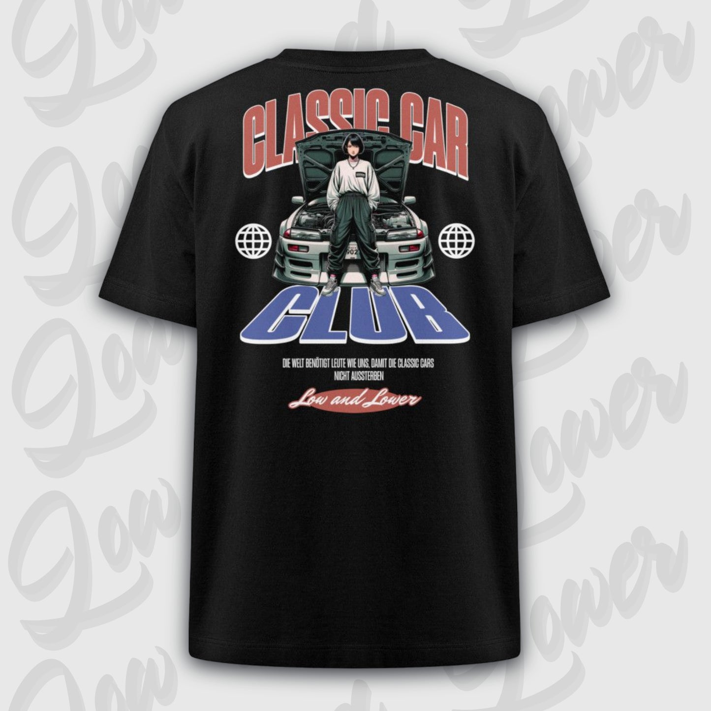 Oversized Trend T-Shirt, Classic Car Club