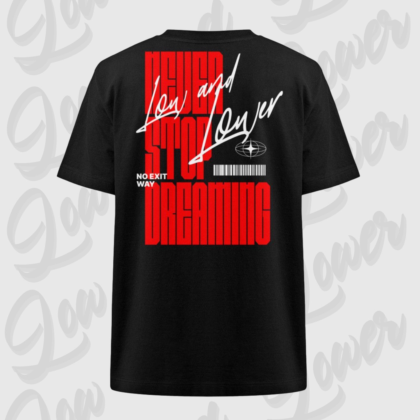 Oversized Trend T-Shirt, Never Stop Dreaming