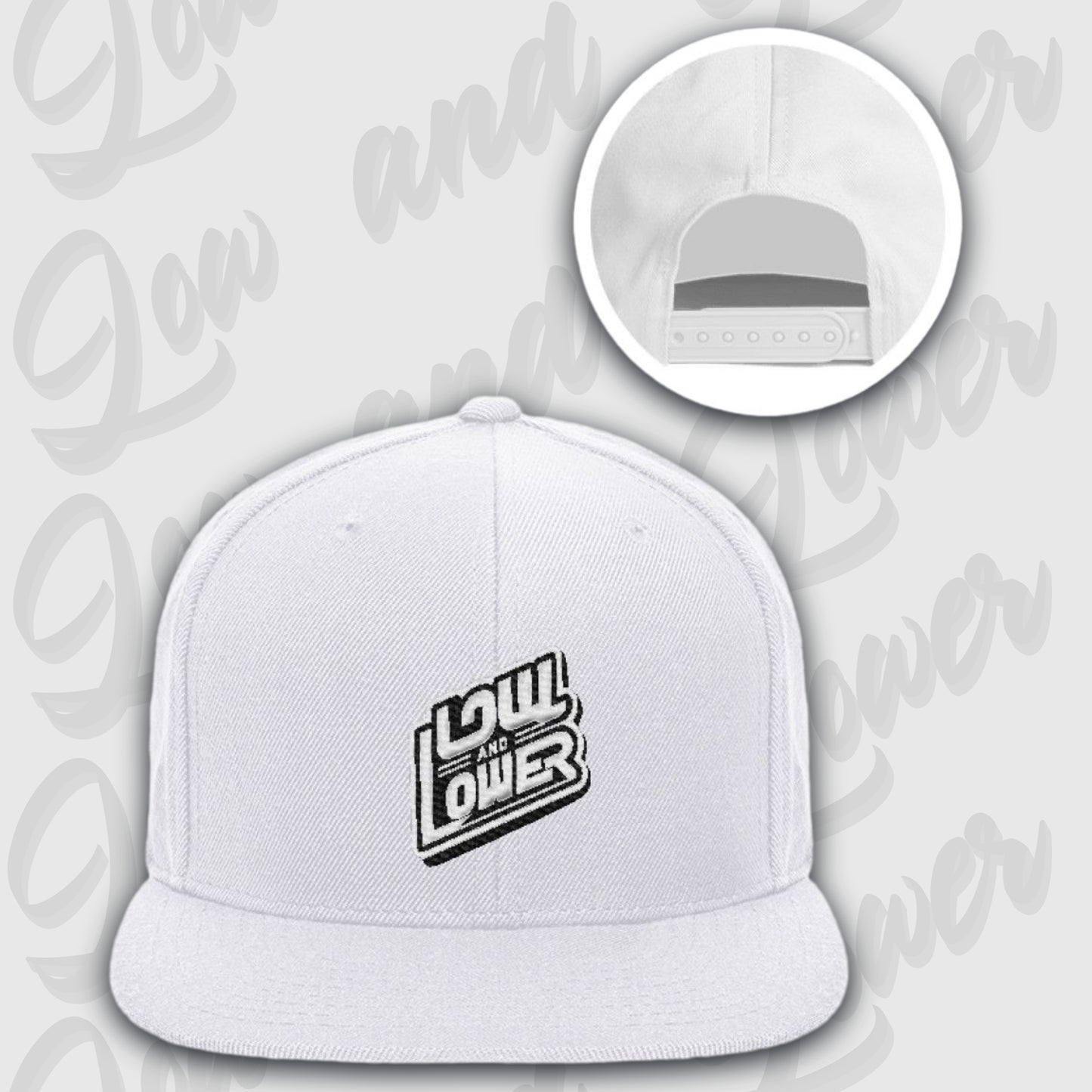 Snapback, Stick Low and Lower White OneSize
