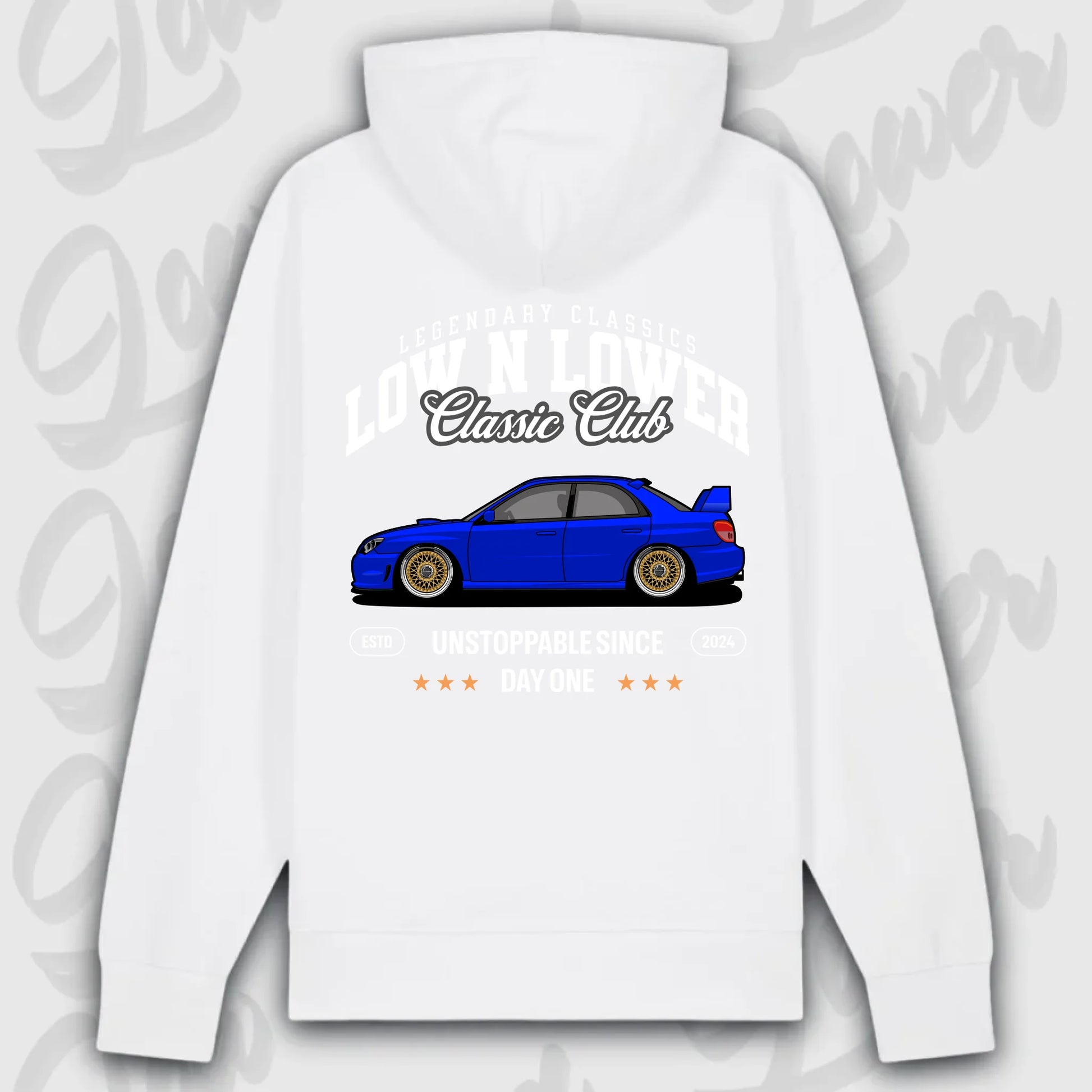 Hoodie WRX 2. Gen. - personalisiert Premium Hoodie White