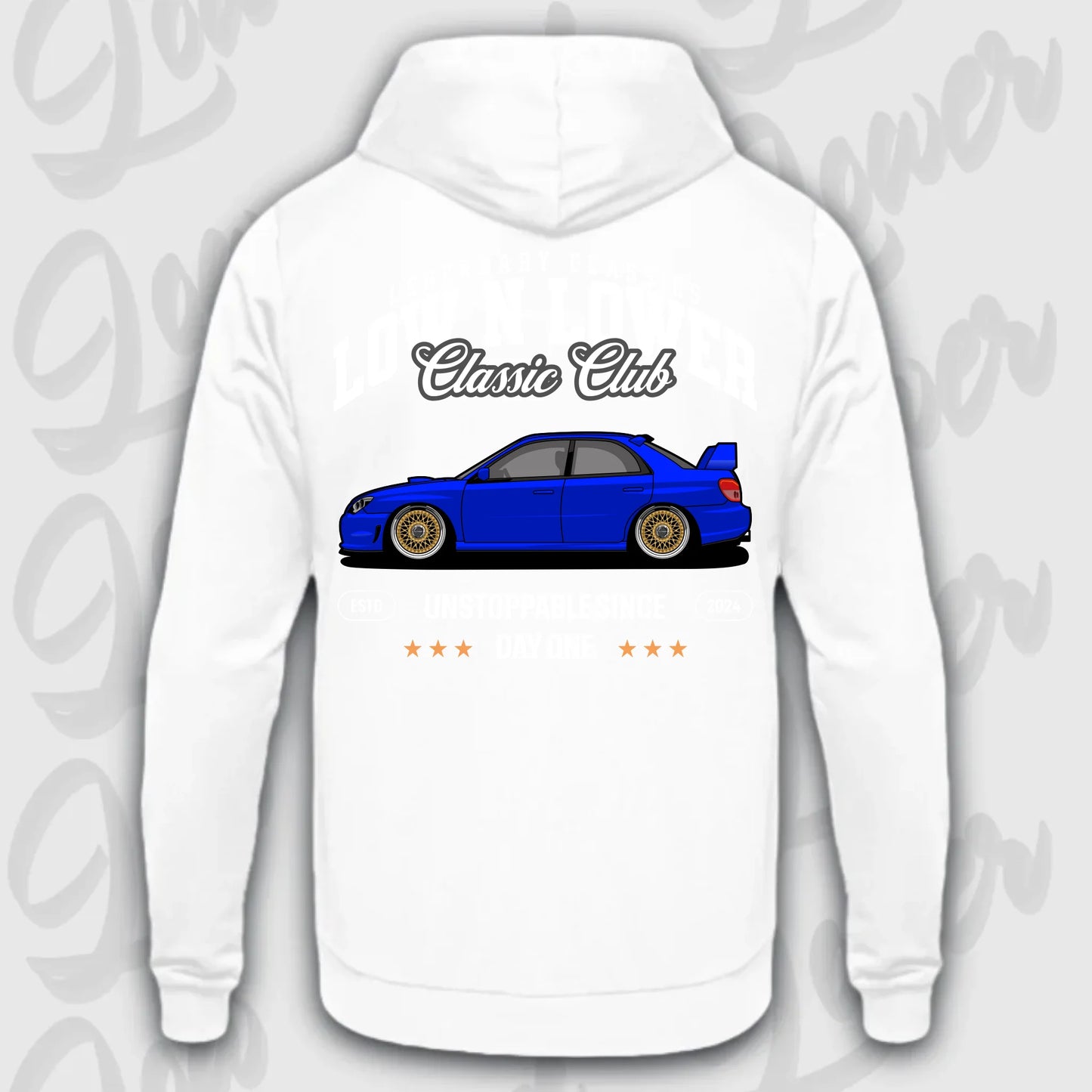 Hoodie WRX 2. Gen. - personalisiert Standard Hoodie Arctic-White