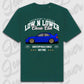 T-Shirt WRX 2. Gen - personalisiert Oversized T-Shirt ( Front Print ) Glazed-Green, Geschenkidee Autofans