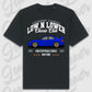T-Shirt WRX 2. Gen - personalisiert Oversized T-Shirt ( Front Print ) Black, Geschenkidee Autofans