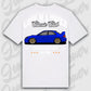 T-Shirt WRX 2. Gen - personalisiert Standard T-Shirt ( Back Print ) White